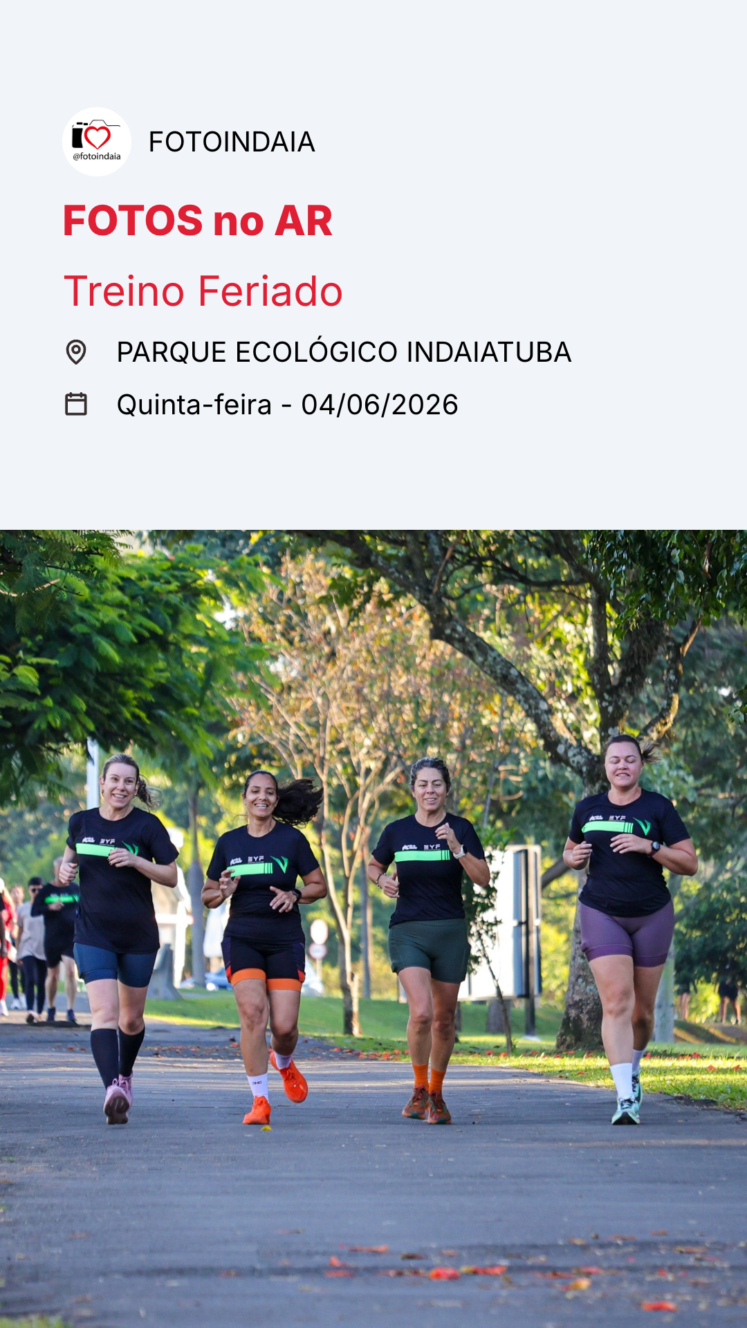 Coleção Fotos dos Treinos de Junho